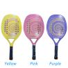 Buy cheap Beach Tennis Racket Full Carbon Professional Soft EVA Face Padel Tennis Racquet Adult Rackets from wholesalers