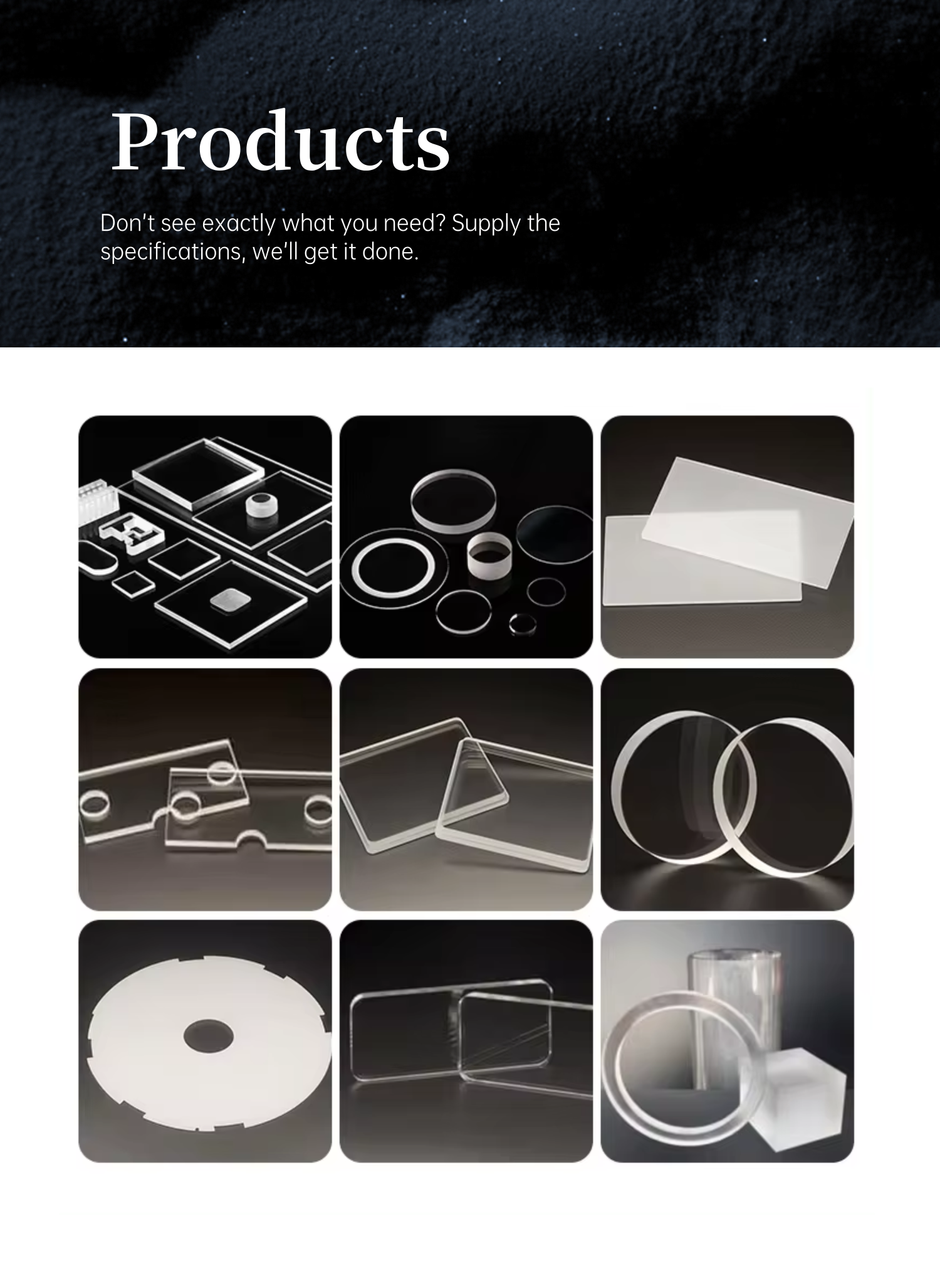 OEM Made To Measure Toughened Glass Round custom toughened glass