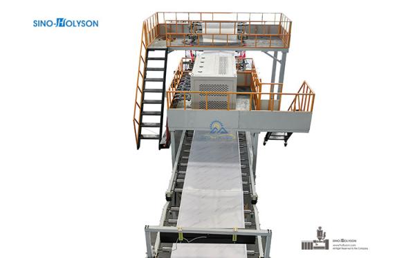 Buy cheap Sinohs Automatic SPC floor manufacturing equipment / SPC floor sheet making machine from wholesalers