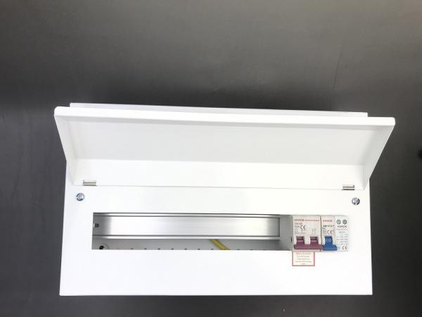 Buy cheap Ip44 Rated Ce 14 Way Consumer Unit Main Switch Controlled With Surge Protector from wholesalers