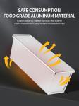 Customization Aluminum Non-Stick Bread Baking Mould for Bakery Customized