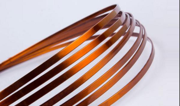 Buy cheap Super Thin Flat Transformer Copper Wire Solderability 0.8 - 5.6mm High Solvent Resistance from wholesalers