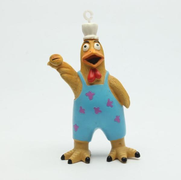 Buy cheap Colorful Rooster Latex Pet Toys / Adorable Squeaky Rubber Chicken Dog Toy from wholesalers