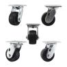 Buy cheap 4 Inch Black Solid PP Wheel Swivel Plate Heavy Duty Casters from wholesalers
