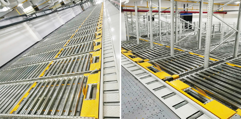 Gravity Storage Racking Warehouse Gravity Pallet Rack Pallet Flow Rack