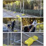 Outdoor Galvanized Australian Standards Temporary Fencing Panels Construction