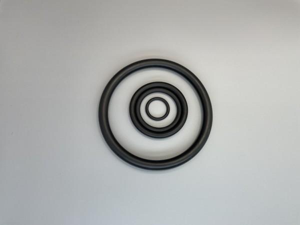 Buy cheap Hydraulic System Heat Resistant O Ring NBR Black 70 - 90 Shore Hardness from wholesalers