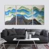 Buy cheap 6 Color Print Abstract Still Life Wall Art 3D Handmade Framed Wall Painting Home Decor from wholesalers