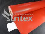 High Temperature Fireproof Silicone Coated Fiberglass Fabric Insulation Pipe