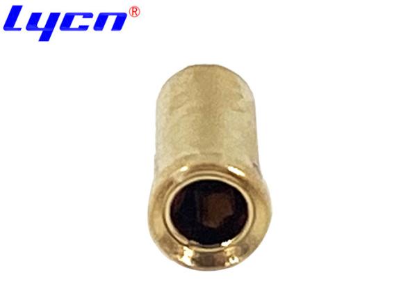 Buy cheap Screw Machine Terminal Gold Plated Connector Pins Copper 3.0mm Receptacles from wholesalers