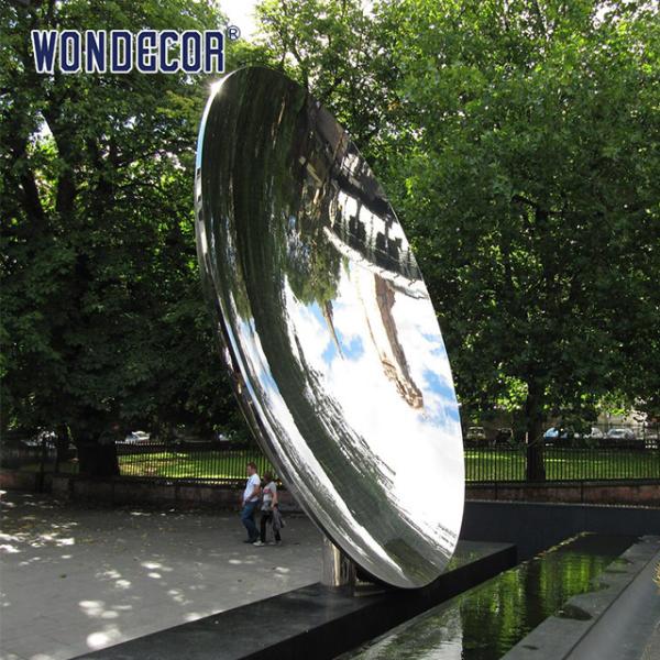 Buy cheap Customized Abstract Sky Oem Stainless Steel Garden Art Mirror Outdoor Decoration from wholesalers