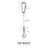 Buy cheap 1.2*250mm Stainless Steel Wire Rope Lanyard And Eyelet Accessories For Safety YW86016 from wholesalers