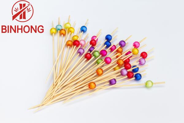 Buy cheap Handmade Easily Cleaned 9cm Beaded Toothpicks from wholesalers
