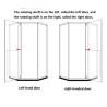 Buy cheap Diamond Shaped Shower Glass Wall Profile Erosion Resistant For Bathroom Partition from wholesalers