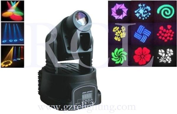 Buy cheap Stage Lighting , 15w Mini Gobo Led Moving Head Spot Light With DMX512 LED Stage Spot Light from wholesalers