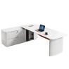 Buy cheap ISO9001/ISO14001 Certified JUNYI CEO Office Desk and Chair Set with MDF Baking Varnish from wholesalers