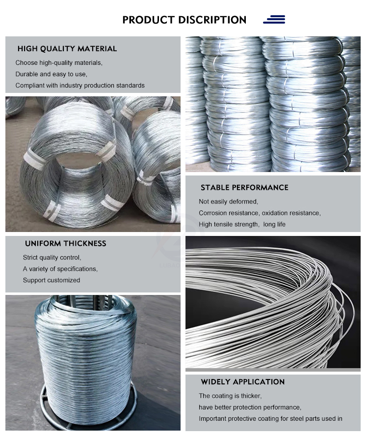 Chinese Galvanized Steel Wire Carbon Iron Wire For Mesh With ASTM Standard And Punching Service