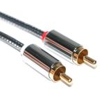 RCA Premium Quality Digital Audio SPDIF 3.5mm knited Nylon Aluminum alloy Male
