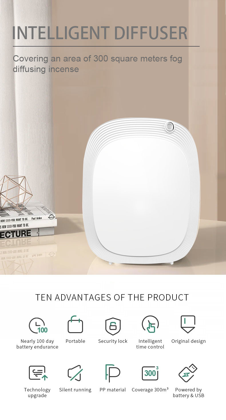 Electric Ultrasonic Cool Mist Aroma Diffuser 150ml With Timer Function