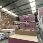 12mm Thick Glass Fiber Reinforced Fire Rated Gypsum Board OEM