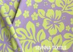 Warp Knitted Recycled Swimwear Fabric Poly Elastane Screen Print Flower Design