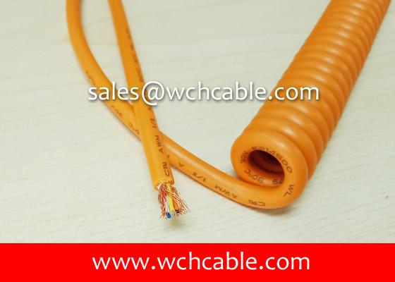 Buy cheap UL20279 Gas Resistant TPU Sheathed Spiral Cable from wholesalers