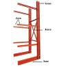 Buy cheap Customized Steel Storage Systems Cantilever Rack Double Sided Cantilever Rack For Industrial from wholesalers