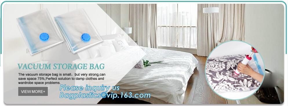 clothing vacuum seal storage bag, Vacuum storage bag for bedding and clothes, home storage organization, bagplastics, pa