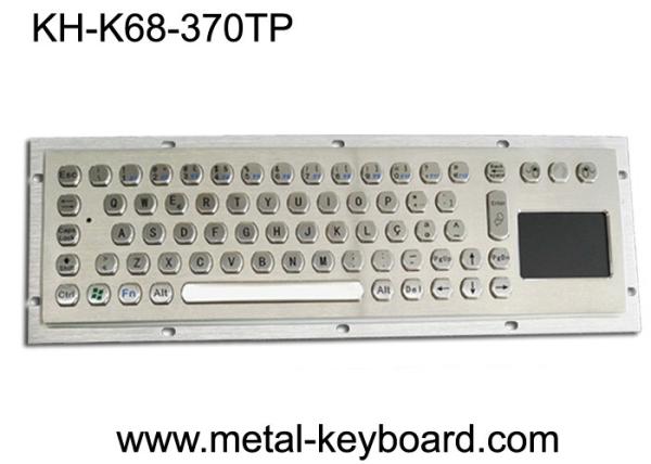 Water Proof Industrial Computer Keyboard / Metal SS Panel Mount Keyboard with