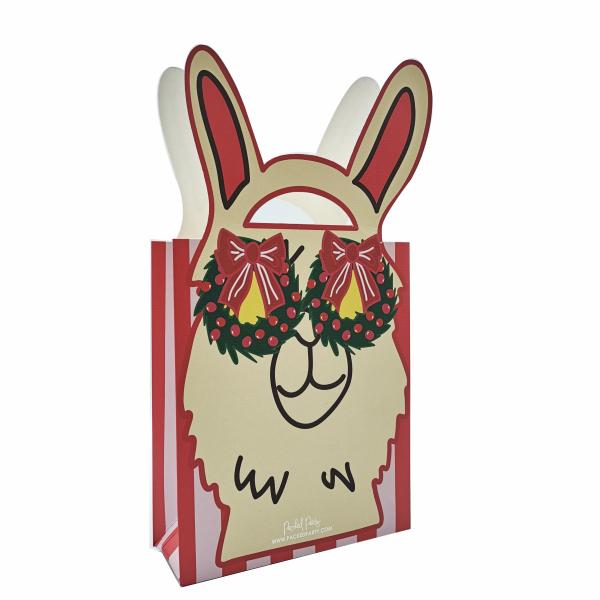 Eco Friendly Branded Paper Bags 300gsm Luxury Gift Christmas Tote Fashion