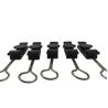 Buy cheap High Tension Flat Cable Clamp ABS Plastic S-Anchor Clips for FTTH Accessories in Black from wholesalers