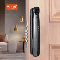 Buy cheap High Class Front Door Lock 3D Face Fingerprint Biometric Access Phone Remote product