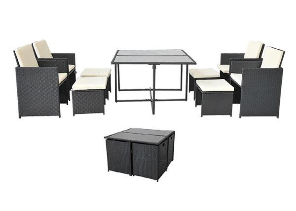 Buy cheap Colourfast Rattan Garden Furniture Sofa Set With Cushion Disassemble Structure from wholesalers