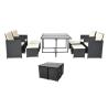 Buy cheap Colourfast Rattan Garden Furniture Sofa Set With Cushion Disassemble Structure from wholesalers