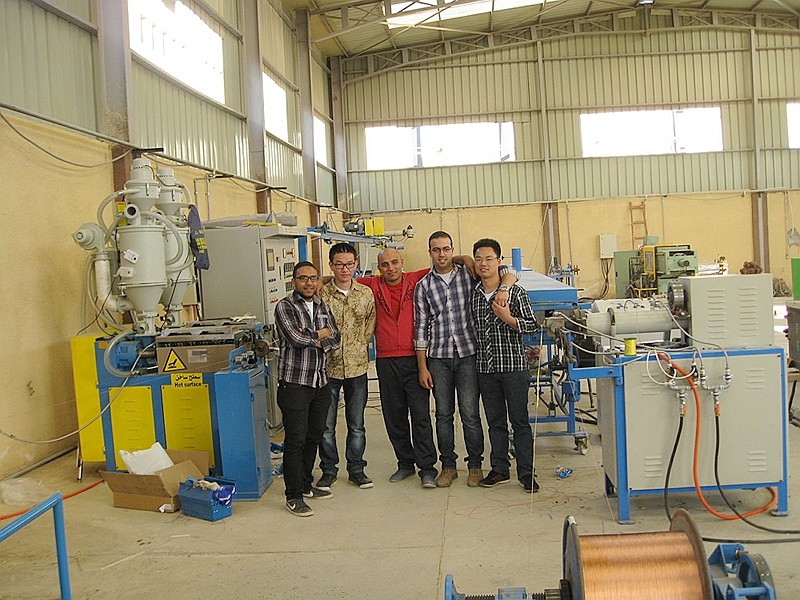 2.5mm2 150m/Min FEP PFA ETFE Wire Extrusion Machine