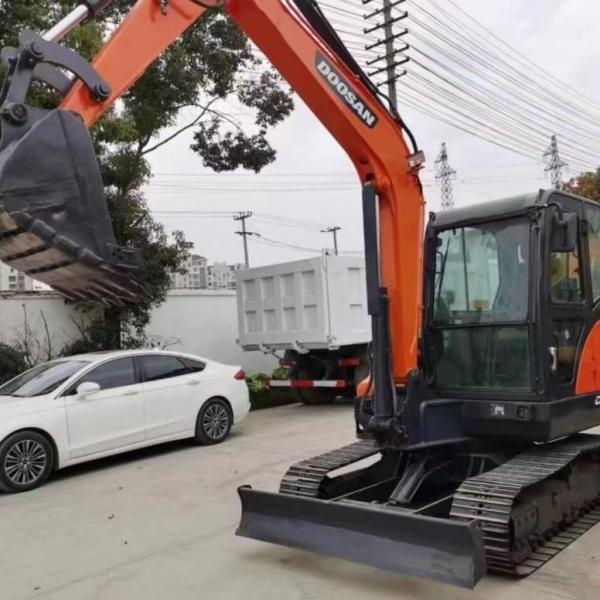 Buy cheap Used Doosan Digger DX55 Secondhand 5.5ton Small Type Mini Crawler Excavator from wholesalers
