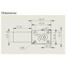Buy cheap 115mm Brushed 12 Volt DC Worm Gear Motors 470rpm with Encoder from wholesalers