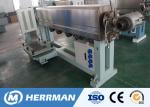 Pvc Wire Extruder Cable Extrusion Line Movable Cooling Water Trough Energy