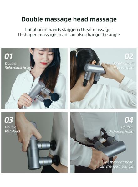 Buy cheap 3 Modes Deep Tissue Massage Gun With Replaceable Battery 2500mah from wholesalers