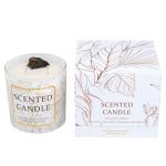 Glass Jar Fragrance Scented Candle Wax With Natural Soy Wax And Crystal