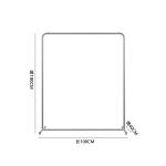 Iron Free Standing Clothes Rack , Polished TGL Clothing Display Rack