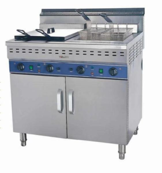 Buy cheap Stainless Steel Electric Fryer with 220-240V Voltage for Frying Food at 0.C~300.C from wholesalers