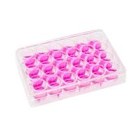 Buy cheap Disposable Transparent Polystyrene 6 Well Bacterial Cell Culture Plate Flat product
