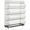 Buy cheap Versatile 5-Tier Metal Wire Basket Stand for Supermarket Snack Display in Metallic from wholesalers