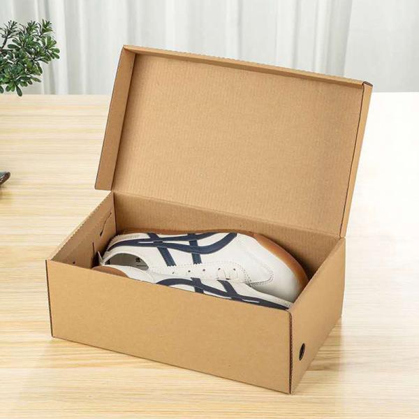 Buy cheap Recyclable Biodegradable Corrugated Cardboard Boxes Shoe Packaging from wholesalers