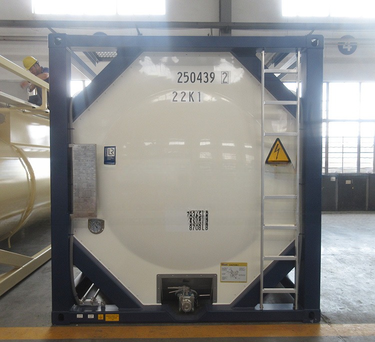 IMDG T4 Standard Steel Material 20ft ISO Fuel Tank Container 26000L Capacity for Safe Diesel and Gasoline Transport