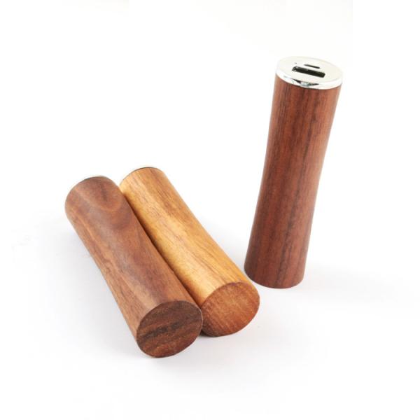 Buy cheap Li Ion 18650 Battery Portable Power Bank Walnut Wooden Material from wholesalers