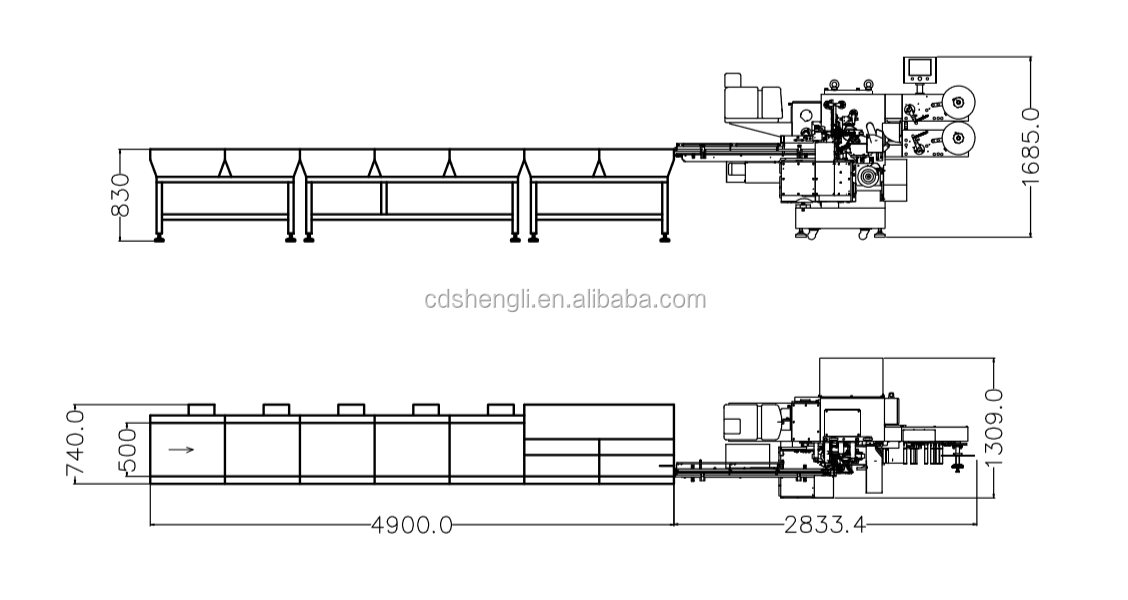Automatic Chocolate Fold And Aluminum Foil Wrapping Machine 280ppm Speed 380V 50Hz
