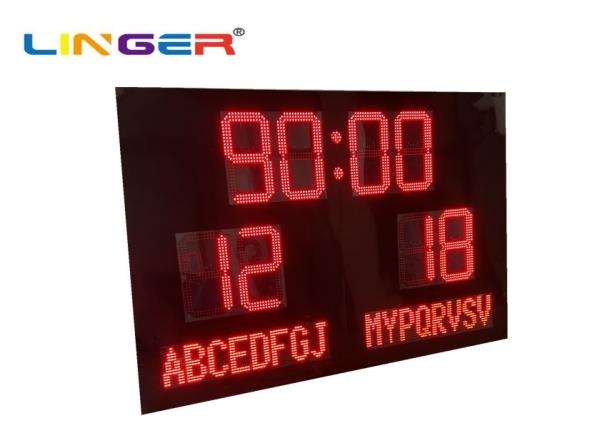 Buy cheap Waterproof Cabinet 15'' Digit Led Soccer Scoreboard With Team Name from wholesalers