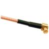 Buy cheap Right Angle Elbow RG316 RF Connection Cable Brass Gold Plating from wholesalers